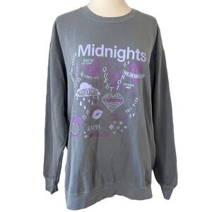 Taylor Swift Comfort Colors Midnights Era "Album Art" Pullover Sweatshirt